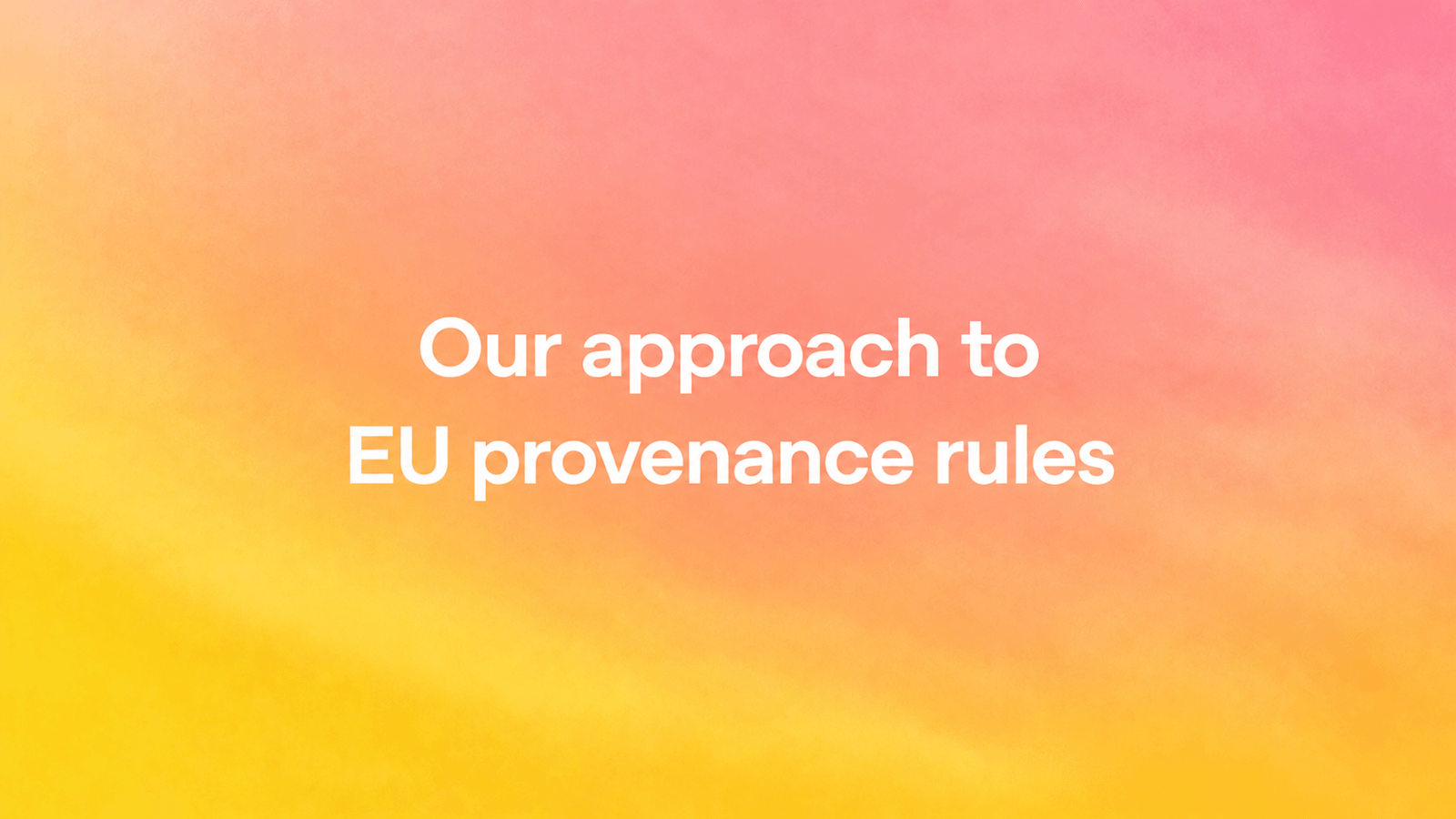 Geographic Watermarking: OpenAI’s EU-Only Text Provenance Policy